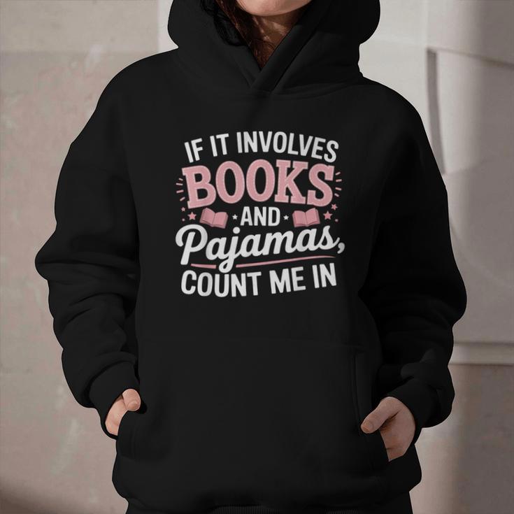 Book And Pajamas Humorous Book Lover Reading Bedtime Graphic Youth Hoodie Book And Pajamas Humorous Book Lover Reading Bedtime Graphic Youth Hoodie