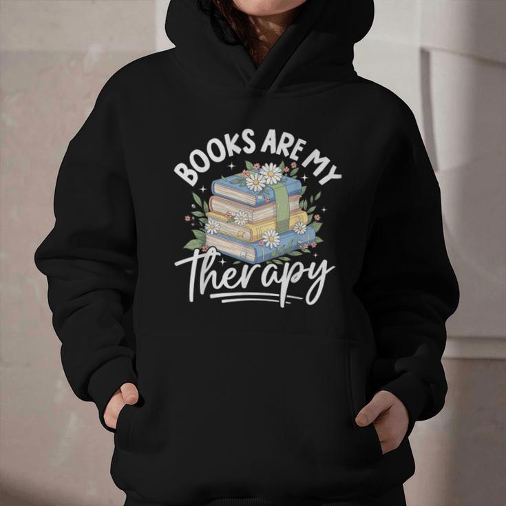 Book Are My Therapy Aesthetic Bookish Reading Graphic Youth Hoodie Book Are My Therapy Aesthetic Bookish Reading Graphic Youth Hoodie