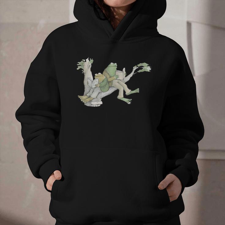 Book Shirt Frog Toad Vintage Book Frog Graphic Youth Hoodie