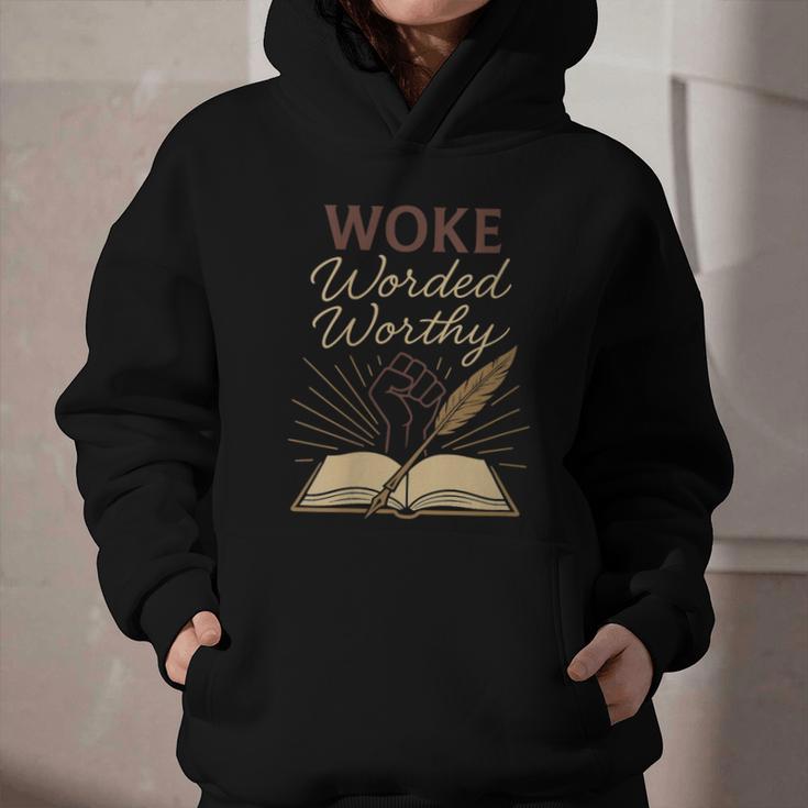 And Booked Afro Literary Pride Book Club Culture Graphic Youth Hoodie