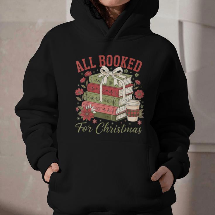 All Booked For Christmas Coquette Xmas Book Club Book Lovers Graphic Youth Hoodie All Booked For Christmas Coquette Xmas Book Club Book Lovers Graphic Youth Hoodie