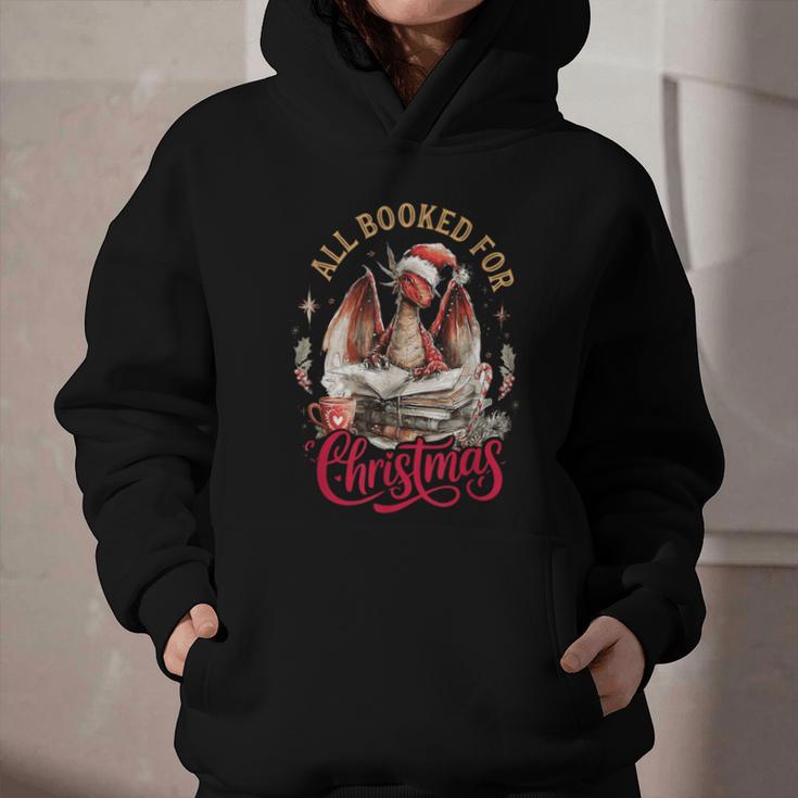 All Booked For Christmas Dragon Graphic Youth Hoodie All Booked For Christmas Dragon Graphic Youth Hoodie
