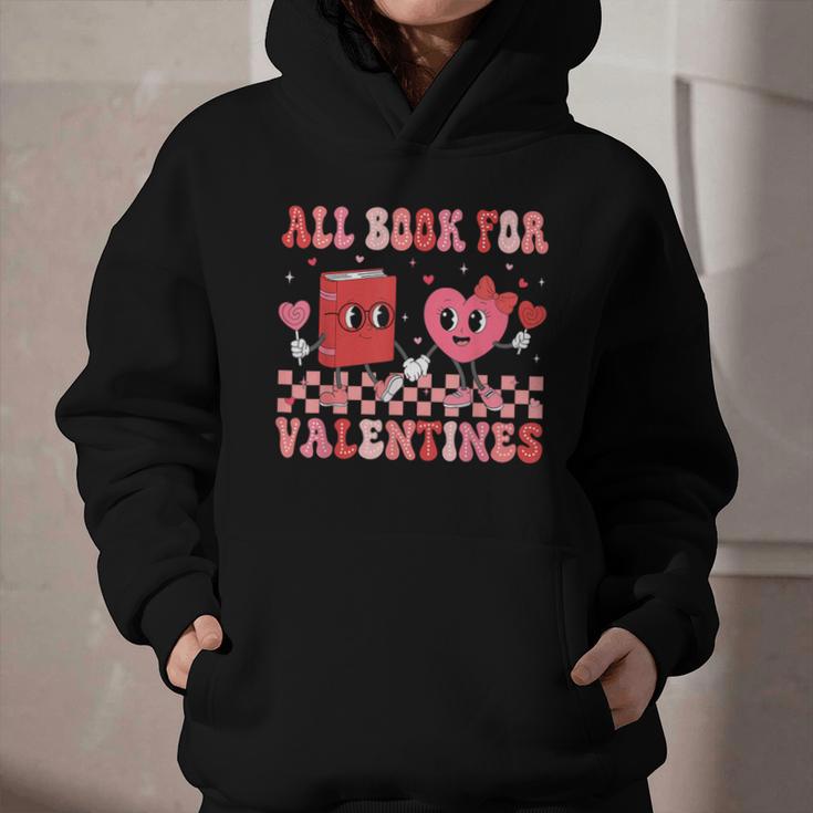 All Booked For Valentine Book Librarian Teacher Women Kids Graphic Youth Hoodie
