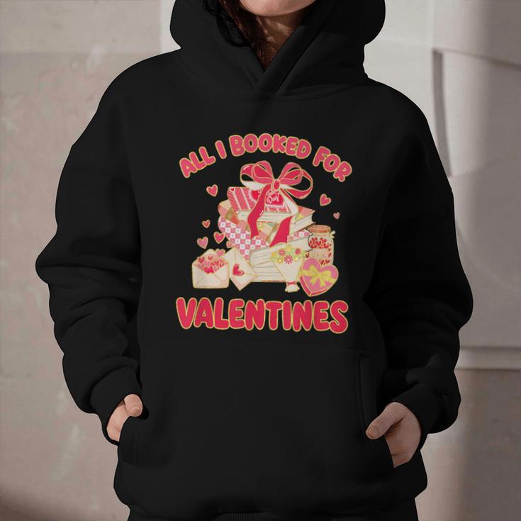 Booked For Valentine Books Lover Bookworm Librarian Teacher Graphic Youth Hoodie