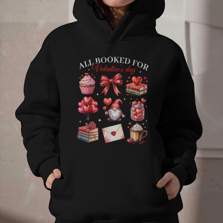All Booked For Valentine Coquette Bow Girl Women Teacher Graphic Youth Hoodie