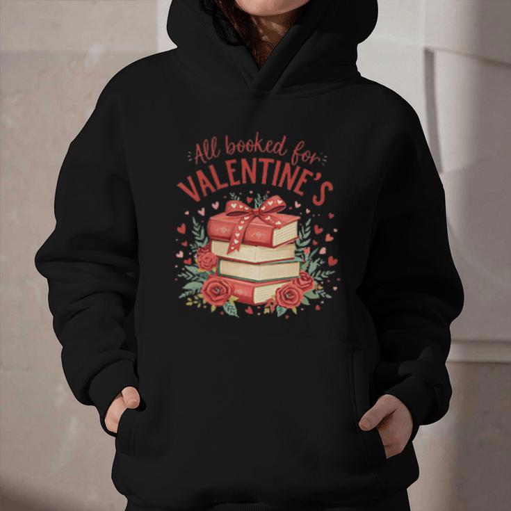 All Booked For Valentine's Book Lovers Romantic Readers Graphic Youth Hoodie All Booked For Valentine's Book Lovers Romantic Readers Graphic Youth Hoodie