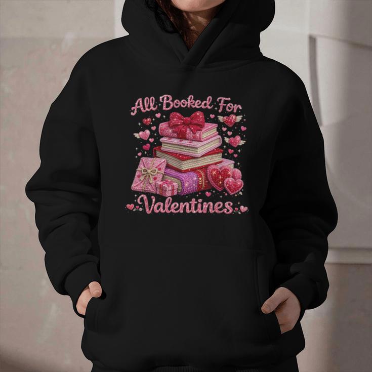 All Booked Valentine's Girly Teacher Coquette Love Graphic Youth Hoodie