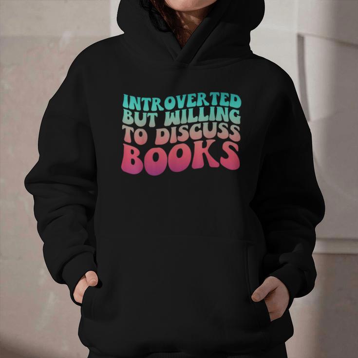 Bookish Reading Love Introverted But Willing To Discuss Book Graphic Youth Hoodie Bookish Reading Love Introverted But Willing To Discuss Book Graphic Youth Hoodie
