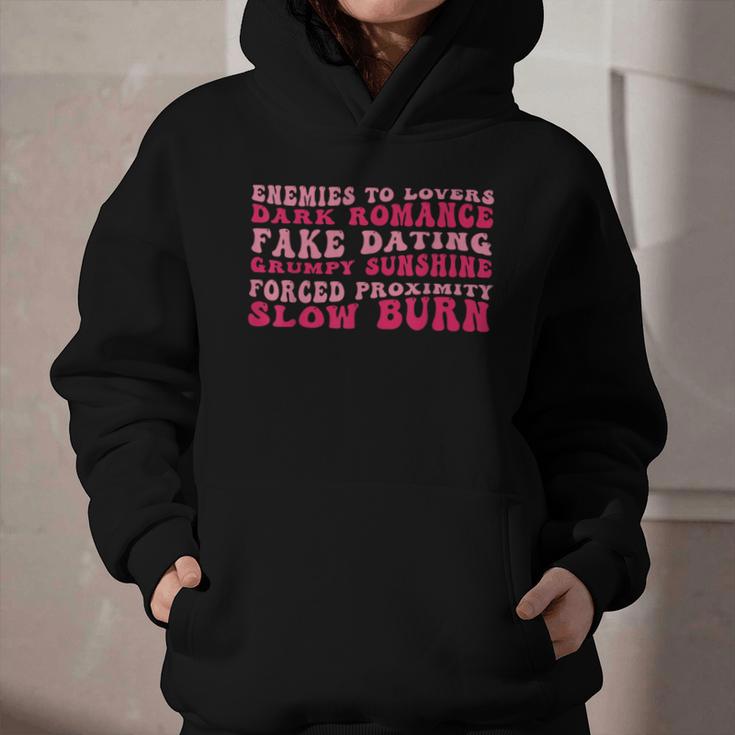 Bookish Romance Tropes Book Club Reader Spicy Book Lover Graphic Youth Hoodie