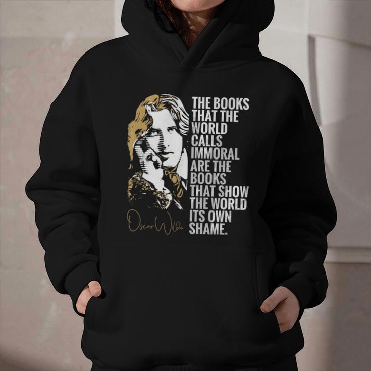 Books Called Immoral World's Shame Dorian Gray Oscar Wilde Graphic Youth Hoodie Books Called Immoral World's Shame Dorian Gray Oscar Wilde Graphic Youth Hoodie