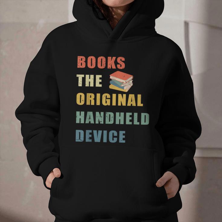 Books The Original Handheld Device Vintage Book Graphic Youth Hoodie