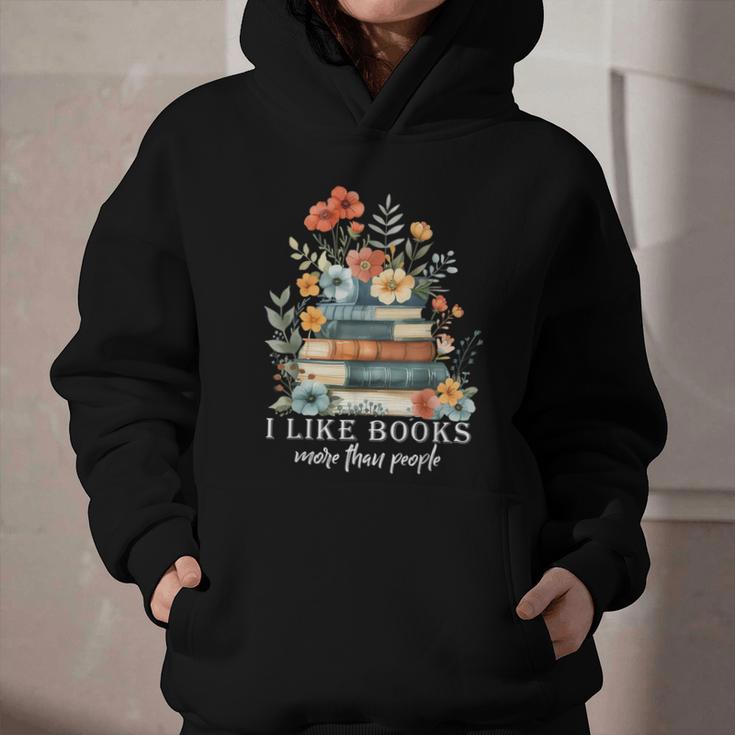I Like Books More Than People Reading Reader Bookworm Saying Graphic Youth Hoodie I Like Books More Than People Reading Reader Bookworm Saying Graphic Youth Hoodie