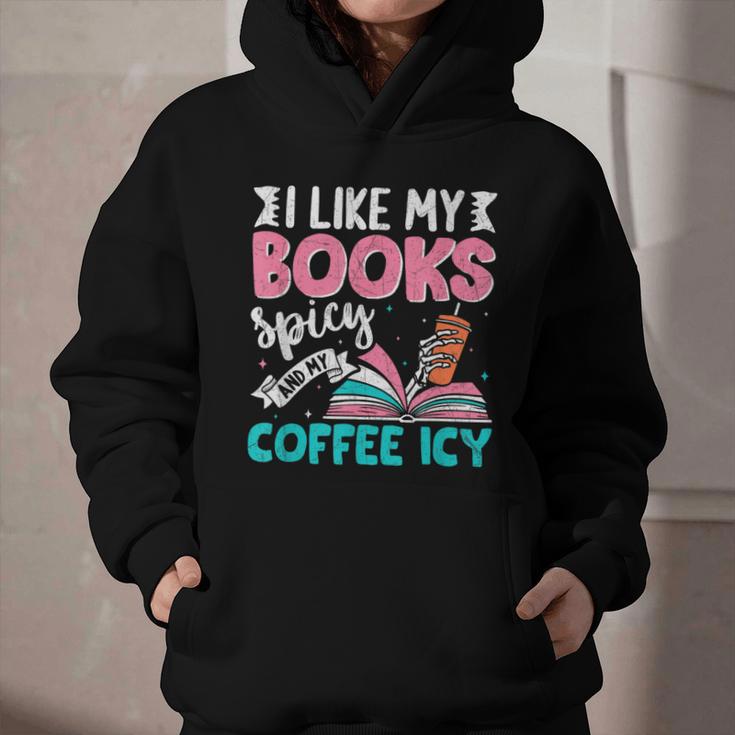 I Like My Books Spicy Coffee ICY Graphic Youth Hoodie I Like My Books Spicy Coffee ICY Graphic Youth Hoodie
