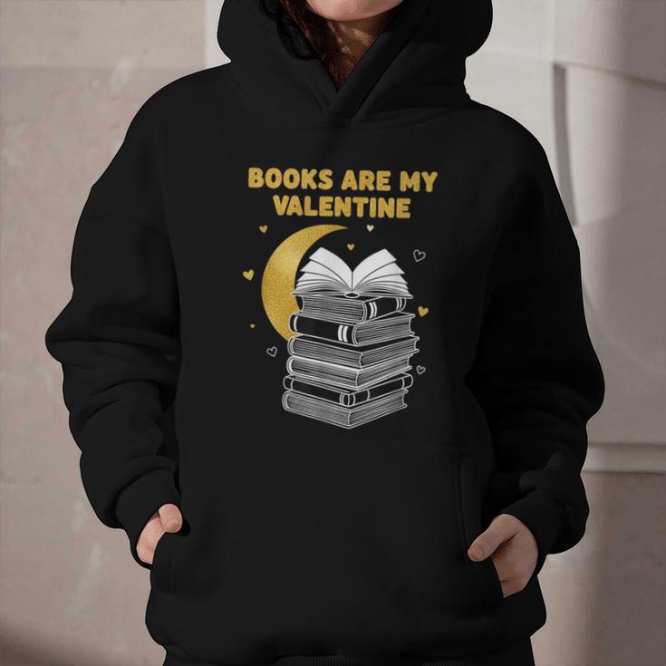 Books Are My Valentine Cute Book Lover Valentine's Day Graphic Youth Hoodie Books Are My Valentine Cute Book Lover Valentine's Day Graphic Youth Hoodie