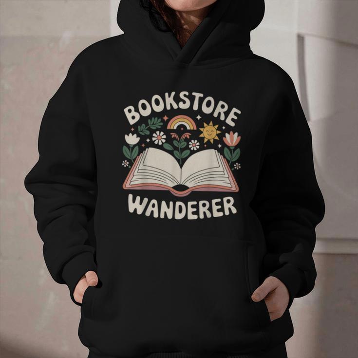Bookstore Wanderers Retro Women Book Lovers Graphic Youth Hoodie Bookstore Wanderers Retro Women Book Lovers Graphic Youth Hoodie