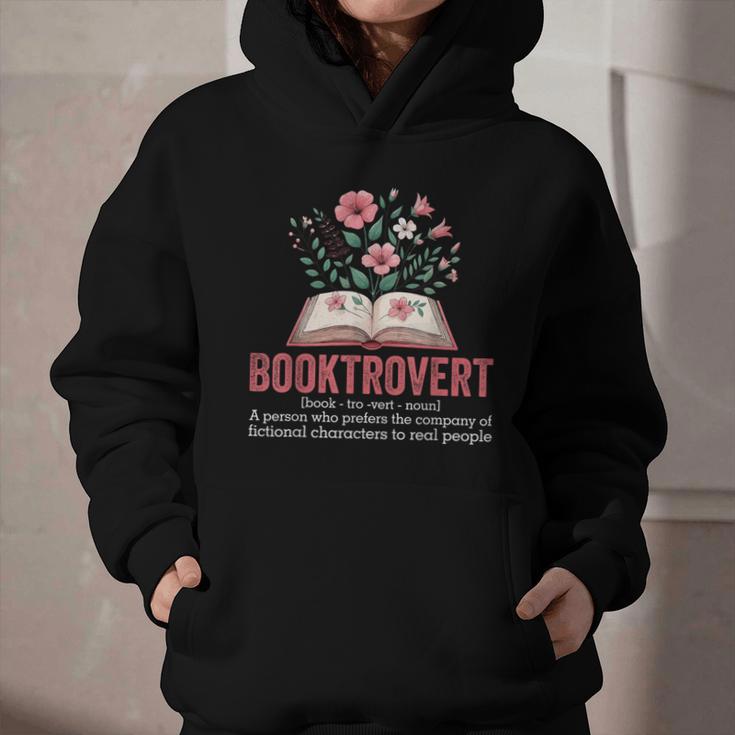 Booktrovert Book Lover Bookworm Reading Books Librarian Graphic Youth Hoodie
