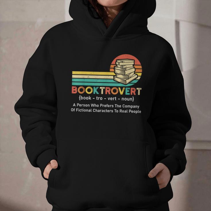 Booktrovert Definition Book Lover Graphic Youth Hoodie