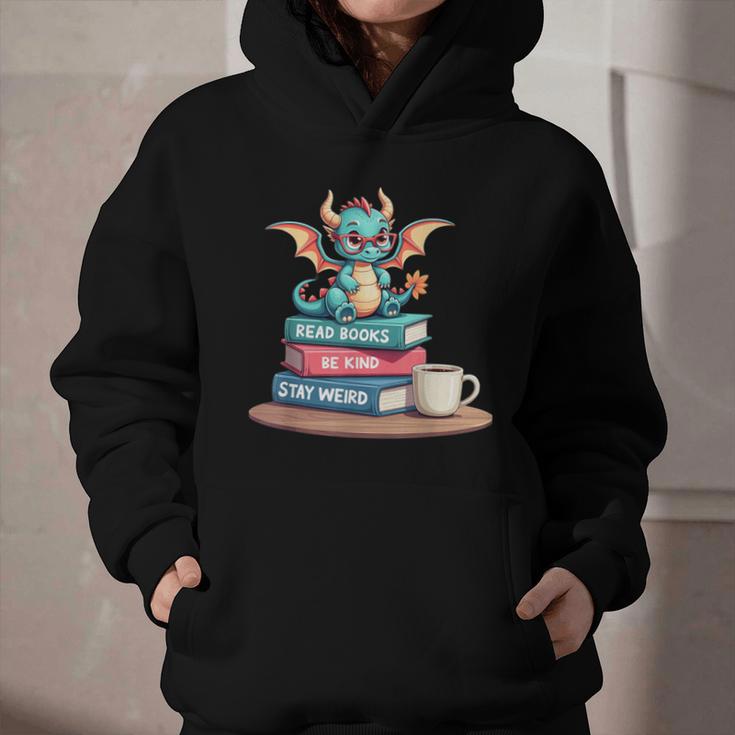 Bookworm Book Dragon Read Books Be Kind Stay Weird Graphic Youth Hoodie Bookworm Book Dragon Read Books Be Kind Stay Weird Graphic Youth Hoodie