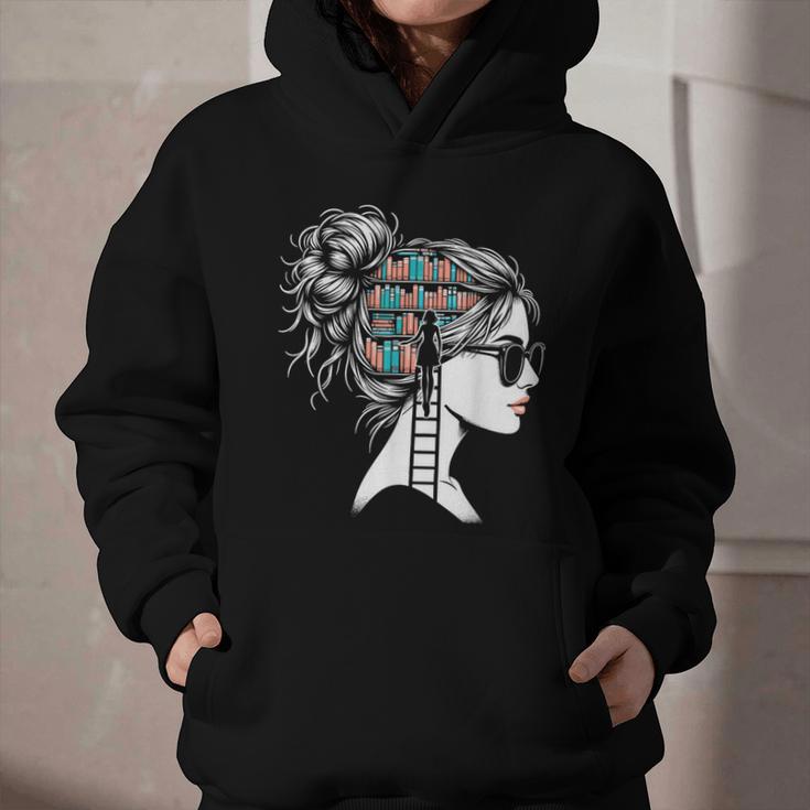 Bookworm Book Nerd Librarian Bookish Librarian Graphic Youth Hoodie