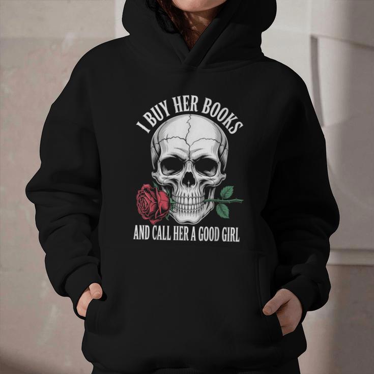 I Buy Her Books And Call Her A Good Girl Book Lover Graphic Youth Hoodie