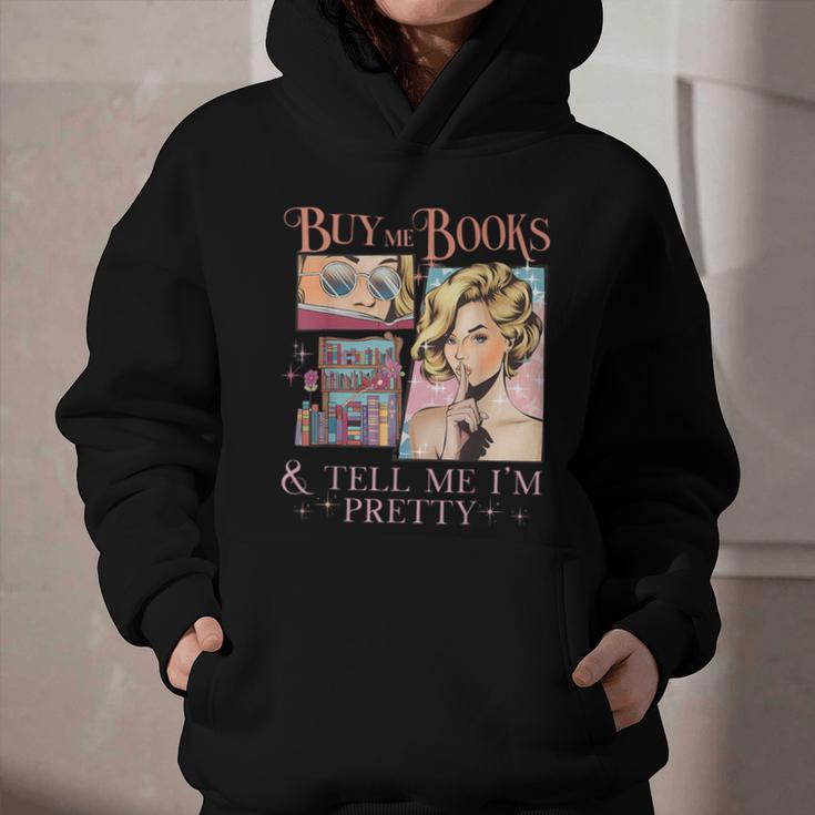 Buy Me Books And Tell Me I'm Pretty Book Lover Tee Graphic Youth Hoodie