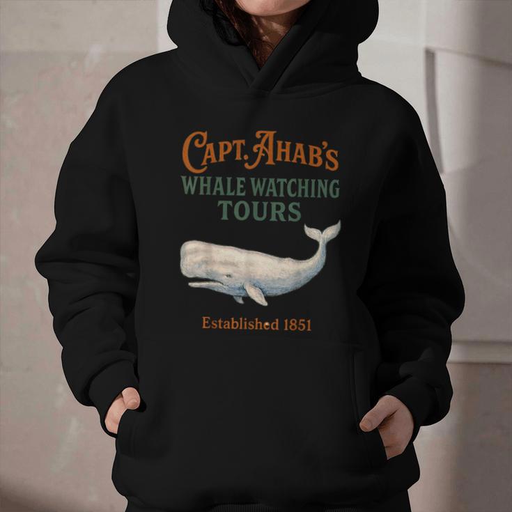 Captain Ahab’s Whale Watching Tours – Moby Book Parody Graphic Youth Hoodie