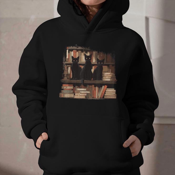 Cats Antique Books Academia Library Aesthetic Bookworm Graphic Youth Hoodie Cats Antique Books Academia Library Aesthetic Bookworm Graphic Youth Hoodie