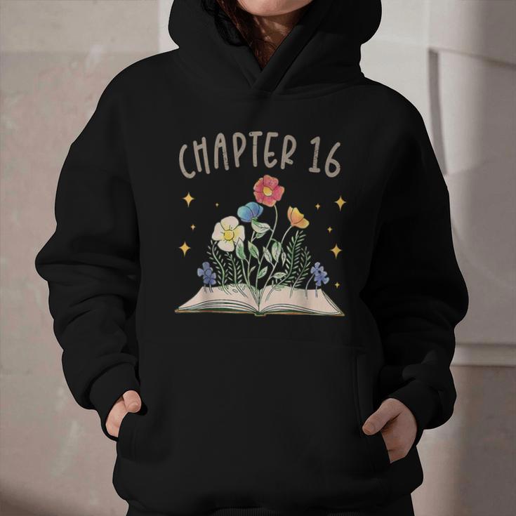 Chapter 16th Birthday Bookworm 16 Years Old For Book Lovers Graphic Youth Hoodie Chapter 16th Birthday Bookworm 16 Years Old For Book Lovers Graphic Youth Hoodie
