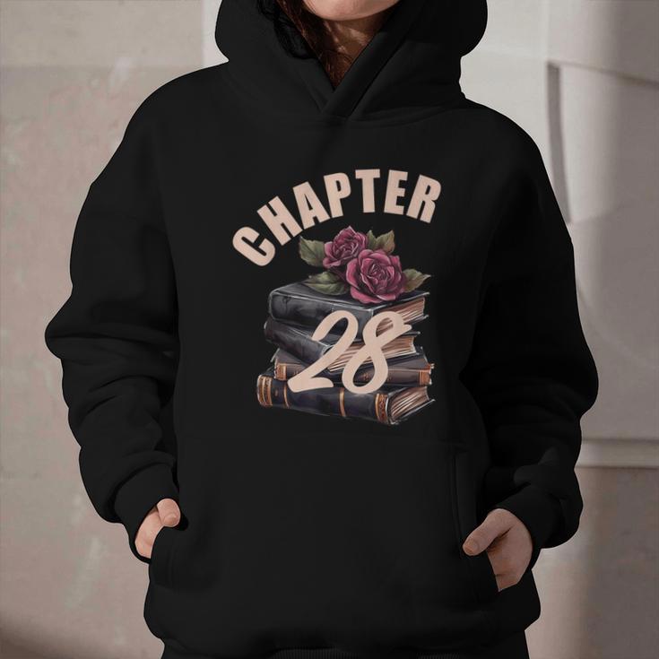 Chapter 28 28th Birthday Women Book Lovers Its My Birthday Graphic Youth Hoodie Chapter 28 28th Birthday Women Book Lovers Its My Birthday Graphic Youth Hoodie