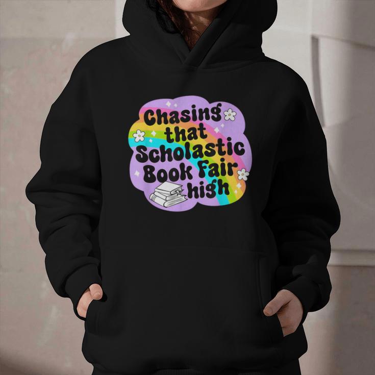 Chasing That Scholastic Book Fair High Book Lovers Graphic Youth Hoodie Chasing That Scholastic Book Fair High Book Lovers Graphic Youth Hoodie