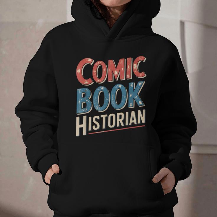 Comic Book Historian Vintage Comic Book Collector Graphic Youth Hoodie