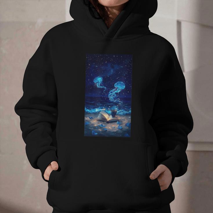 Cosmic Botanical Book Lover Reading Graphic Youth Hoodie Cosmic Botanical Book Lover Reading Graphic Youth Hoodie