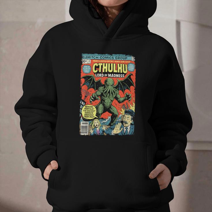 Cthulhu Lord Of Madness Vintage Comic Book Cover Graphic Youth Hoodie Cthulhu Lord Of Madness Vintage Comic Book Cover Graphic Youth Hoodie
