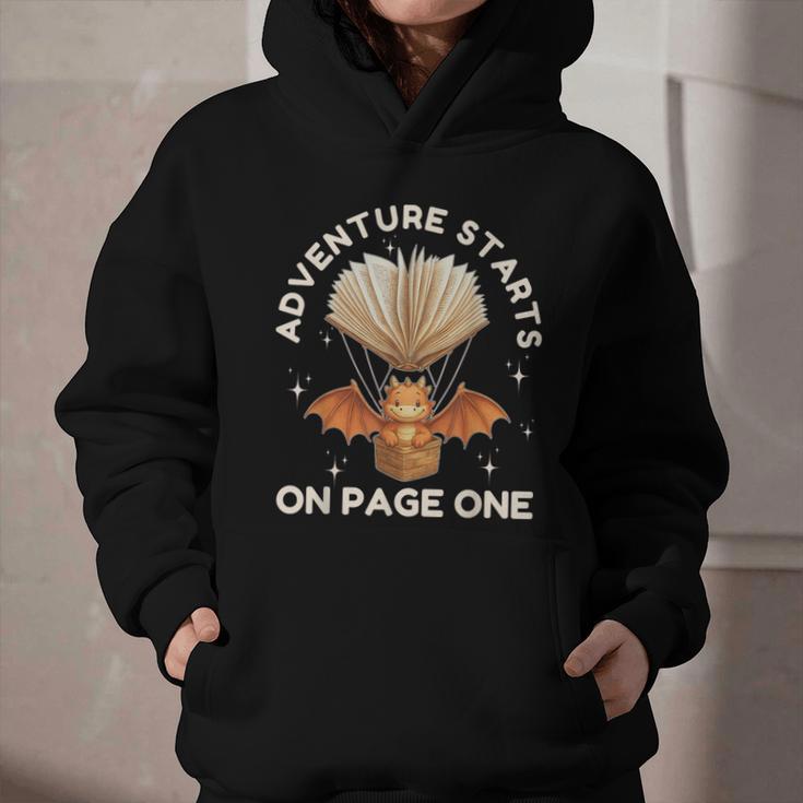 Cute Dragon Book Hot Air Balloon Adventure Fantasy Reading Graphic Youth Hoodie Cute Dragon Book Hot Air Balloon Adventure Fantasy Reading Graphic Youth Hoodie