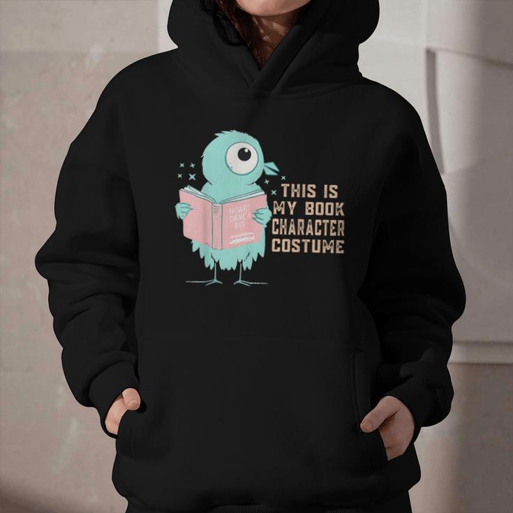 Cute Pigeon This Is My Book Character Costume For Reading Graphic Youth Hoodie