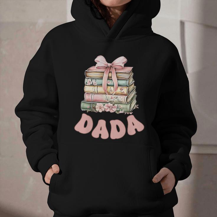 Dada Book First Chapter Birthday Family Matching Party Graphic Youth Hoodie