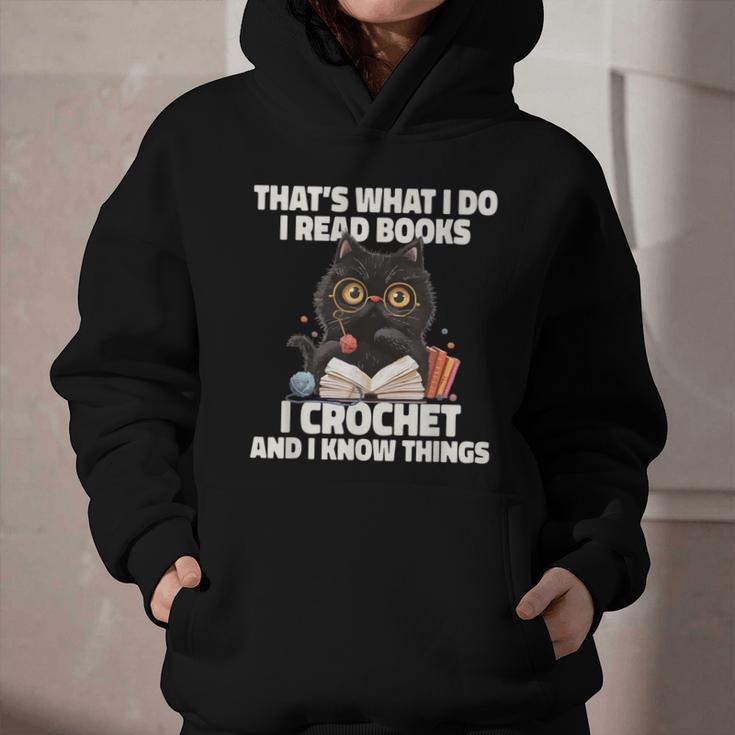 Das Ist Es Was Ich Tue Ich Lese Books Crochet And Graphic Youth Hoodie
