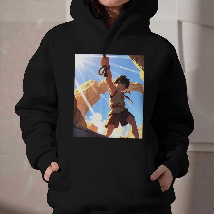 David And Goliath Bible Book Samuel King David Anime Manga Graphic Youth Hoodie