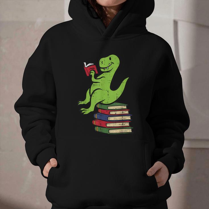 Dino Reading Read Reading Librarian Book Men Boys Kids Graphic Youth Hoodie Dino Reading Read Reading Librarian Book Men Boys Kids Graphic Youth Hoodie