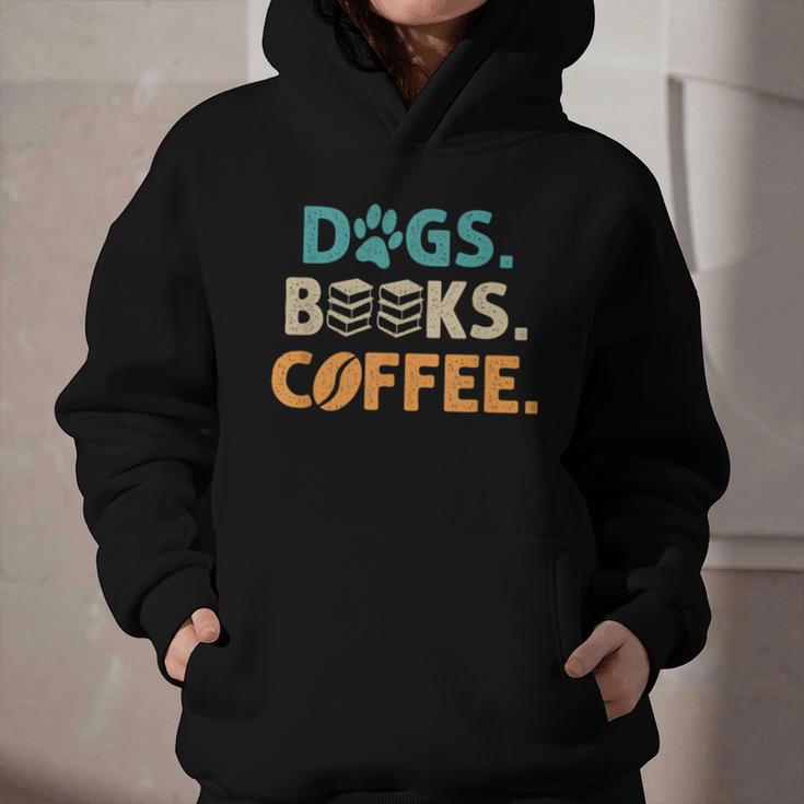 Dogs Books Coffee Reading Book Lover Graphic Youth Hoodie Dogs Books Coffee Reading Book Lover Graphic Youth Hoodie