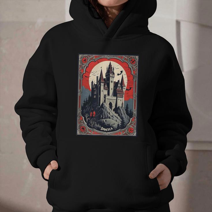 Dracula's Castle Book Cover Illustration Graphic Youth Hoodie