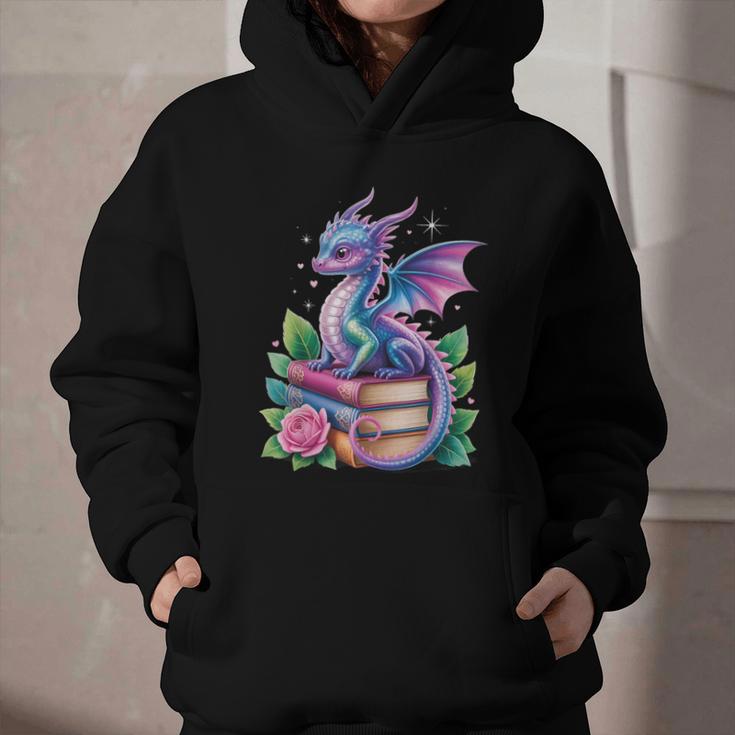 Dragon Book Fantasy Reading Graphic Youth Hoodie Dragon Book Fantasy Reading Graphic Youth Hoodie