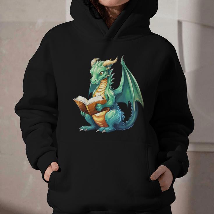Dragon With Book Graphic Youth Hoodie Dragon With Book Graphic Youth Hoodie