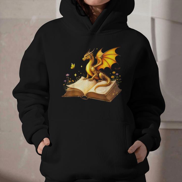 Dragon Fantasy Book Lover Bookish Reader Bookworm Wildflower Graphic Youth Hoodie Dragon Fantasy Book Lover Bookish Reader Bookworm Wildflower Graphic Youth Hoodie