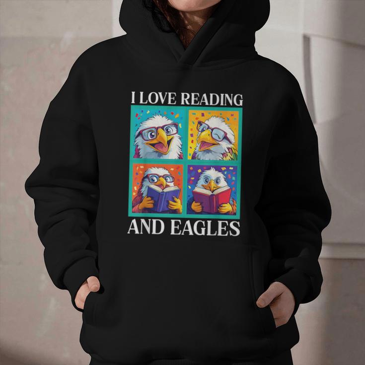 Eagle Love Reading And Eagles Child Book Lover Graphic Youth Hoodie Eagle Love Reading And Eagles Child Book Lover Graphic Youth Hoodie