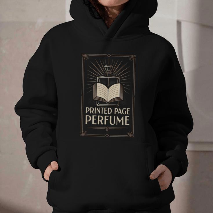 Printed Page Perfume Book Lover Saying Graphic Youth Hoodie