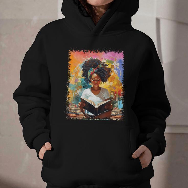 Educated Afro Girl Reading Book Lover History Month Graphic Youth Hoodie Educated Afro Girl Reading Book Lover History Month Graphic Youth Hoodie