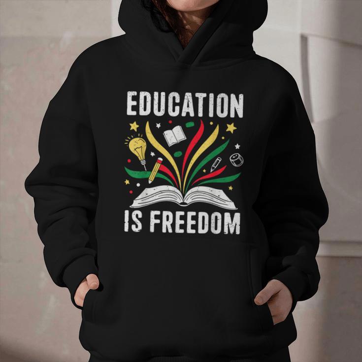 Education Is Freedom Books History Teacher Kids Graphic Youth Hoodie Education Is Freedom Books History Teacher Kids Graphic Youth Hoodie