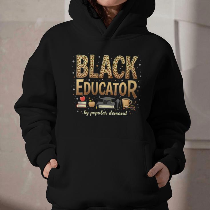 Educator By Popular Demand African American Book Lover Graphic Youth Hoodie