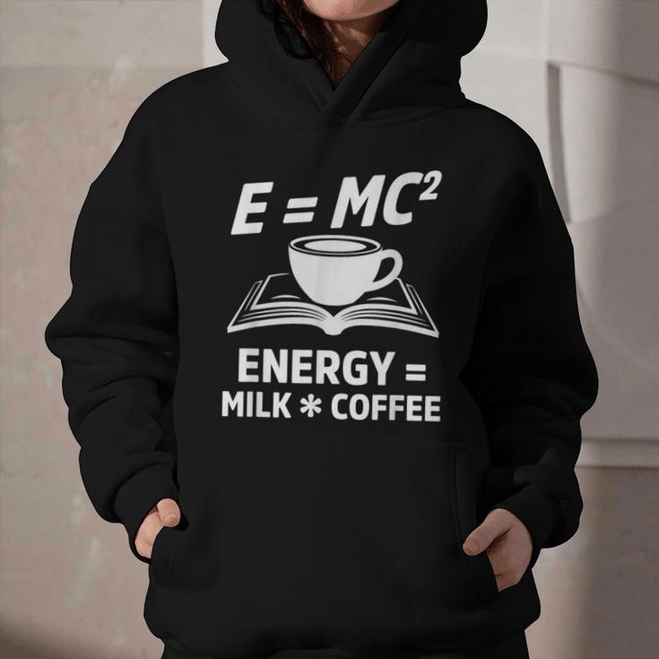 EMC2 Energy Milk x Coffee Science Book Math Lover Graphic Youth Hoodie